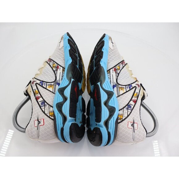 Mizuno Wave Inspire 11 Running Shoes Womens Size 7 M White Gray Red Blue - Picture 7 of 11